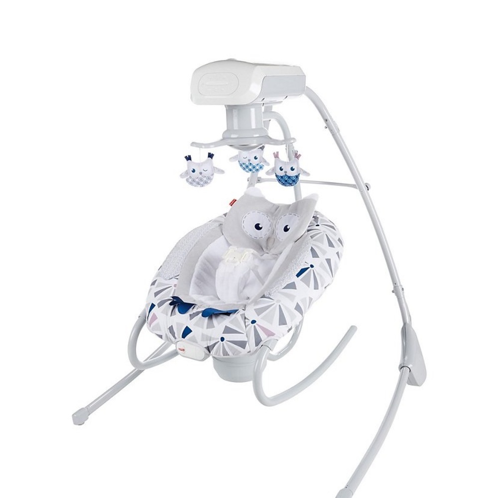 Fisher price owl smart cradle in swing only used once!